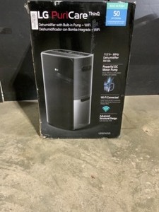 LG Electronics 50-Pint Dehumidifier with Bucket, Pump and WiFi-PuriCare. See Pictures