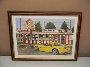 lot 13 image: Dana Forrester AWS The Humdinger - GREAT PIECE - 91  700 SIGNED ARTWORK - PROFESSIONALLY FRAMED - APPRO7 20 BY 15 - SEE PICTURES