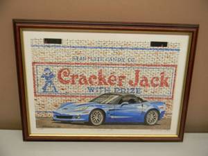 lot 15 image: Dana Forrester AWS Blue Devil - GREAT PIECE - 24  1000 SIGNED ARTWORK - PROFESSIONALLY FRAMED - APPRO7 20 BY 15 - SEE PICTURES