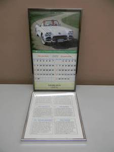 lot 20 image: Corvette By Chevrolet 1959 calendar - PROFESSIONALLY FRAMED - APPROX 10 BY 16 - SEE PICTURES