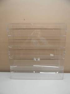 lot 29 image: CLEAR ACRYLIC DIECAST CAR DISPLAY CASE - MEASURES 24 WIDE 25 TALL 5 34 DEEP - NICE CONDITION - SEE PICTURES