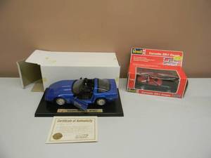 lot 50 image: MAISTO 124 SCALE DIECAST CORVETTE ZR-1 1992, REVELL ZR-1 COUPE - NEW IN THE BOX - SEE PICTURES