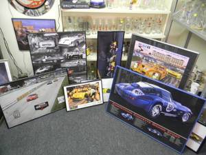 lot 77 image: COLLECTION OF FRAMED (SOME PROFESSIONALLY) CORVETTE RACING IMAGES - SOME GREAT PIECES IN THIS GROUP - PLEASE SEE PICTURES