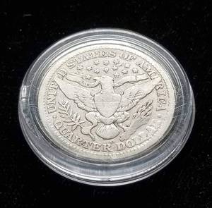 lot 10 image: 1907-O BARBER QUARTER IN AIRTITE