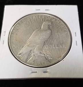 lot 36 image: 1934-S PEACE SILVER DOLLAR