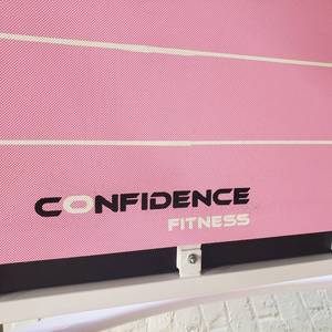 lot 107 image: Pink Fold-away Treadmill