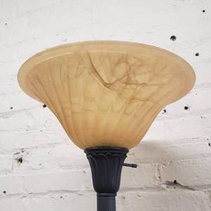 lot 102 image: Elegant Mother Daughter Floor Lamp
