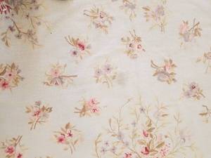 lot 99 image: Pretty Floral Cross Stitch Area Rug