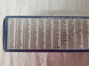 lot 52 image: Topps 2006 Baseball Complete Set Baseball Cards- NEW IN ORIGINAL PACKAGING