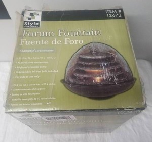 lot 132 image: Style Selection Forum Fountain