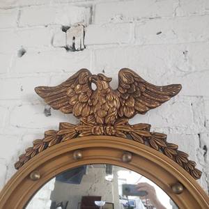 lot 35 image: Vintage Federal Porthole Mirror