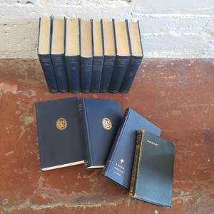 lot 58 image: Vintage Blue Hardcovers