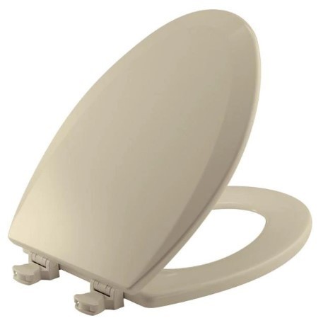 lot 339 image: BEMIS Lift-Off Elongated Closed Front Toilet Seat in Bone