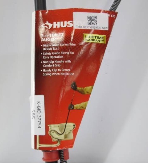 lot 328 image: Husky 3 ft. Toilet Auger