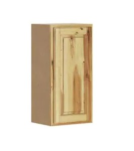 lot 220 image: Hampton Bay Madison 15x30x12in Wall Cabinet in Pure Hickory