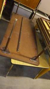 6 ft. Laminate Top Table, Metal Base (2)