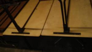 6 ft. Laminate Top Table, Metal Base (4)