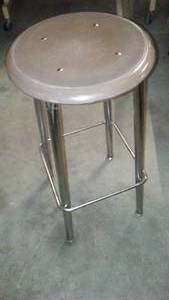 Metal and Hard Plastic Shop Stool.