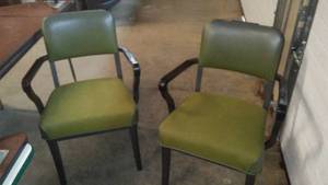 Steelcase Green Chairs (2)