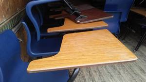 Student Chair with attached Desk. (26)