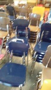 Artco-Bell Plastic and Chrome Chairs (61)