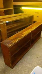Wood Storage Shelves with Casters. (3)