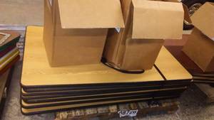 Laminate Top Tables. (8)