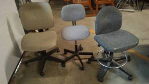 5 Legged Office Chairs (3