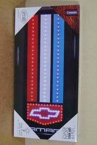 lot 41 image: Chevy Camaro LED Wall Hanging Sign