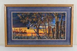 lot 58 image: Jim Hansel Return to the Refuge Framed Print