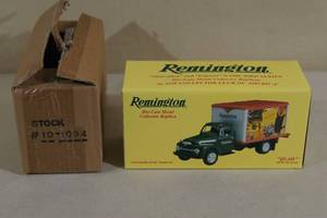 lot 82 image: Remington Game Bird Series Die Cast Delivery Truck - Quail