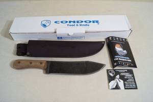 lot 115 image: Condor Carbon Steel Fixed Blade Knife