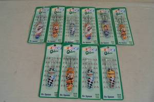 lot 125 image: 10 NASCAR Ox Spoon Fishing Lures - 2.75 Long