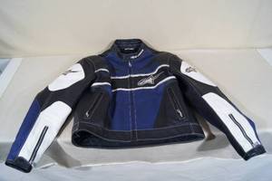 lot 140 image: Alpine Stars Leather Motorcycle Jacket - Size 52