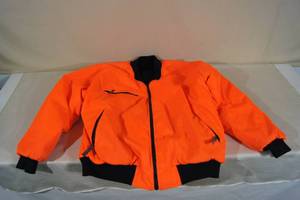 lot 132 image: Field & Stream Blaze OrangeBlack Reversible Jacket - XL