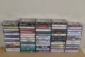 lot 156 image: Audio Cassette Tapes - Country, Bolton, Dave Matthews, Stevie Ray Vaughan
