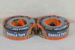 lot 177 image: 2 Rolls of Gorilla Tape Black Duct Tape