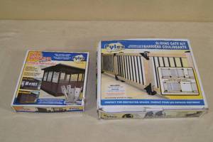 lot 179 image: Pylex Sliding Gate Kit and Deck Sunblind System