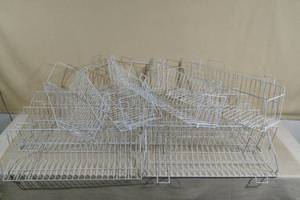 lot 192 image: Slatwall Wire Shelves