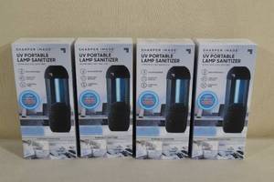 lot 233 image: 4 Sharper Image UV Portable Sanitizer Lamps
