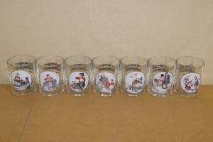 lot 249 image: Norman Rockwell Saturday Evening Post Glass Collection