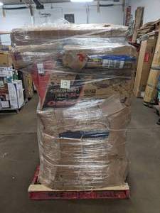 Super Saver Pallet 12 Monterey TV Stand, Omega Coffee Table, Pulsar Mower, Black and Decker Freezer, Ameriwood, and MORE