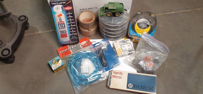Box of Assorted Office, Household a...
