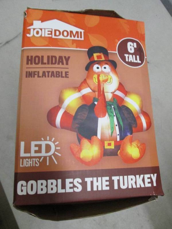 gobbles the turkey 6 ft hoilday inf...