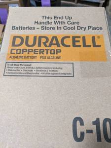 Batteries to go Full case of C D...