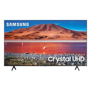lot 18 image: SAMSUNG 65-Inch Class Crystal UHD AU8000 Series - 4K UHD HDR Smart TV with Alexa Built-in (UN65AU8000FXZA, 2021 Model), Black. UNCLAIMED FREIGHT