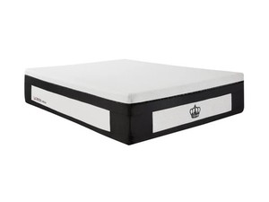 lot 24 image: Dynasty Mattress LaComfort 14-Inch Gel Memory Foam Luxury Mattress, Queen - NEW