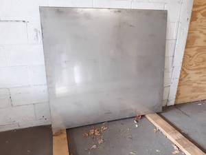 Stainless Steel Sheet - About 53 x 48 - 12 Gauge - Non-Magnetic