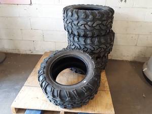 Set of (4) Baja Cross XD ATV Tires - 26x11.00R14 NHS 84D - About 1232 Tread