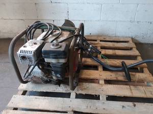 Homemade 12V Generator w Honda GX110 Engine - Motor Pulls over and Vintage Gas Weed Wacker